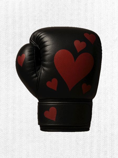 Boxhandschuh mit Herzen