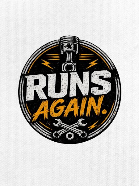 Runs Again Engine Revival-Abzeichen