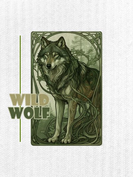Jugendstil-Wildwolf