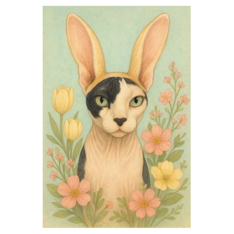Easter Sphynx Cat