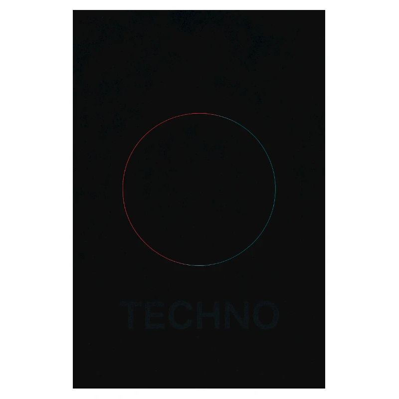 Techno in neon light
