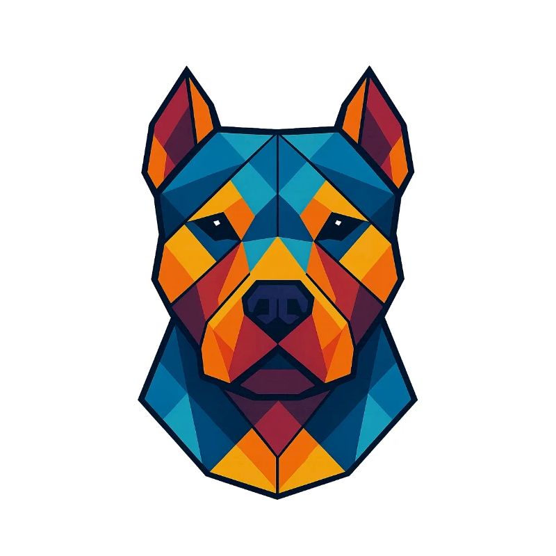 Chien | Tête de chien Impression / Impression / Design