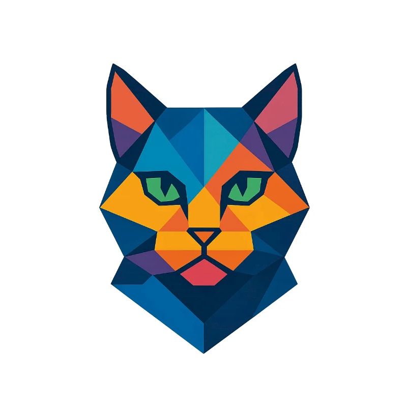 Chat | Tête de chat Impression / Impression / Design