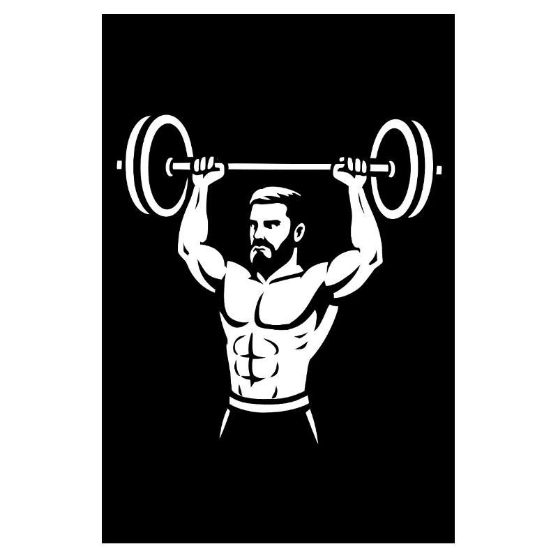 Powerful Dumbbell Illustration