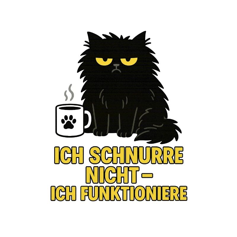 I don't purr – I function (cat)