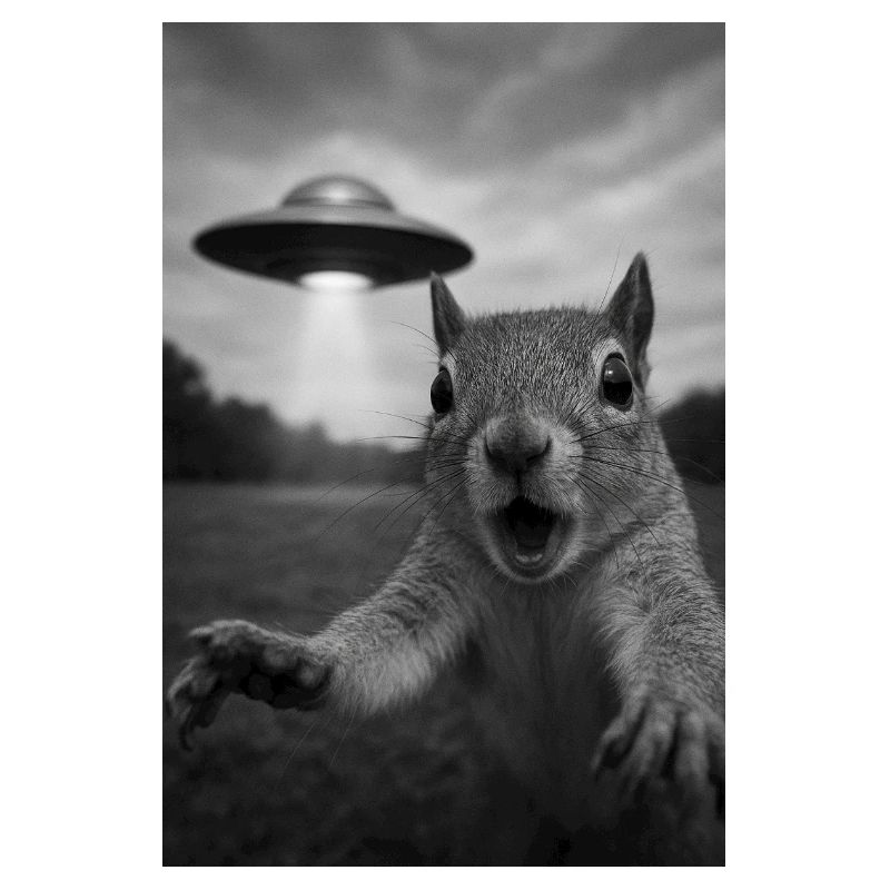 UFO Eichhörnchen Begegnung