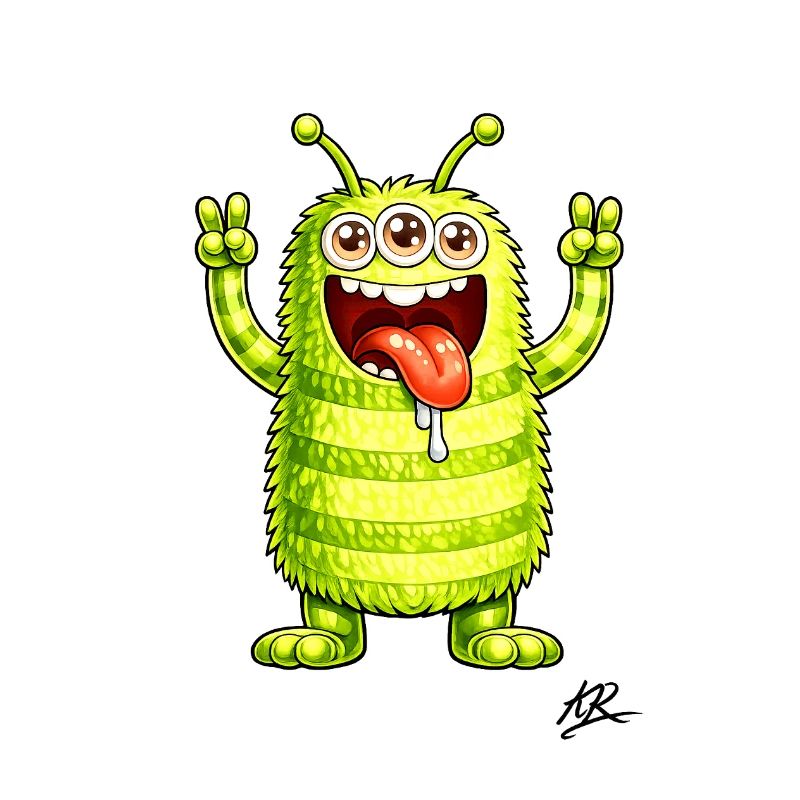 Monster-Neon-Borsten-Datei