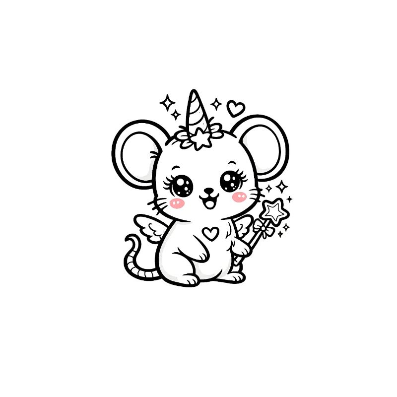 Magic Mouse Kawaii Fantasy – Mignonne Magic Mouse