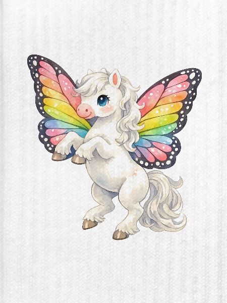 Regenbogenflügel-Einhorn