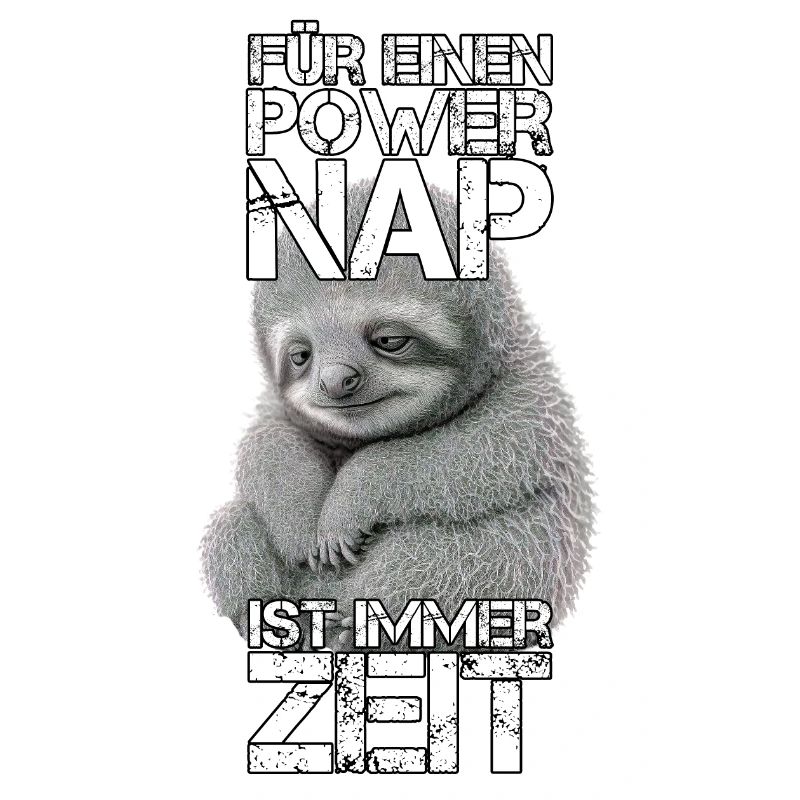 Faultier Power Nap Geschenk