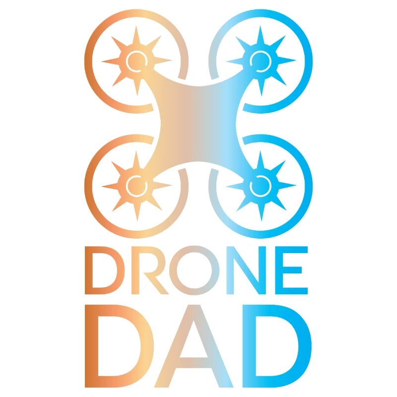 drone dad colors drone pilot icon icon logo