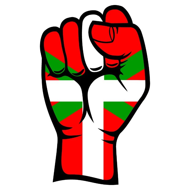 Poing drapeau basque