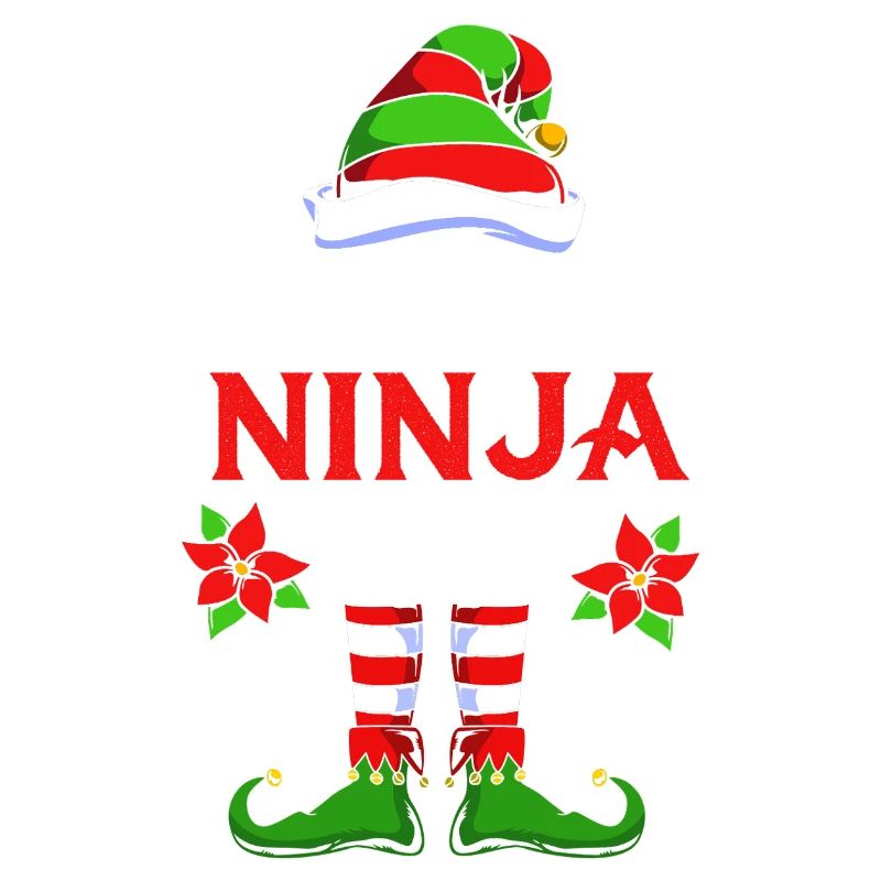 Elfe Elf Weihnachtsgeschenk Ninja