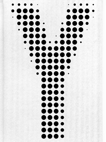 Buchstabe Y – Punktmuster Initial Design