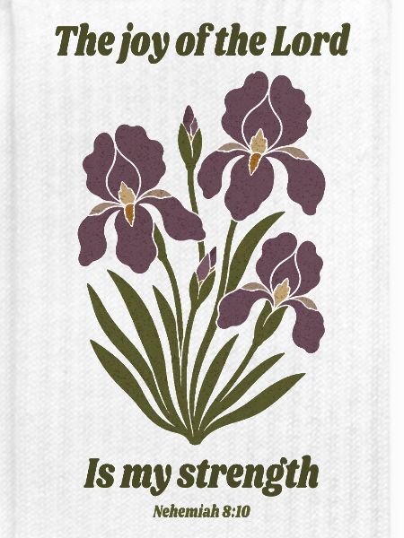 Die Freude des Herrn – Iris-Blumendesign