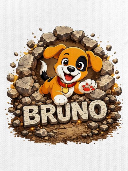 Bruno durchbricht Mauern