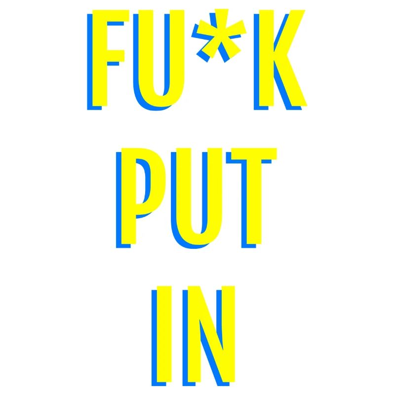 Provocative neon text graphics