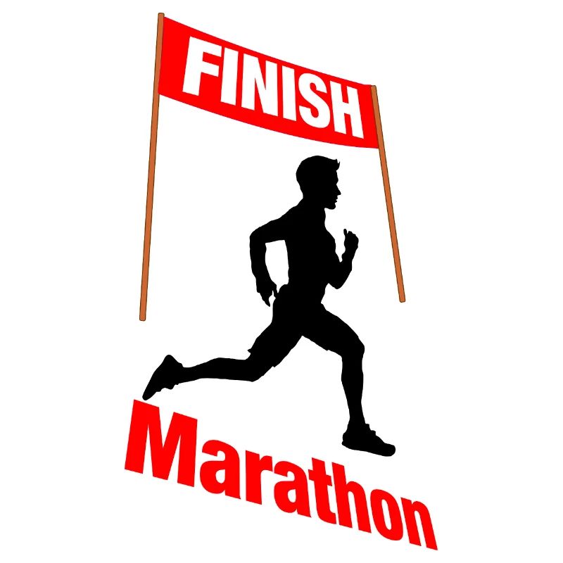 Coureur d’arrivée marathon – Victoire