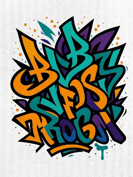 Street Graffiti Farbexplosion