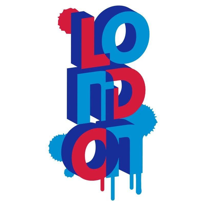 London in 3D Buchstaben