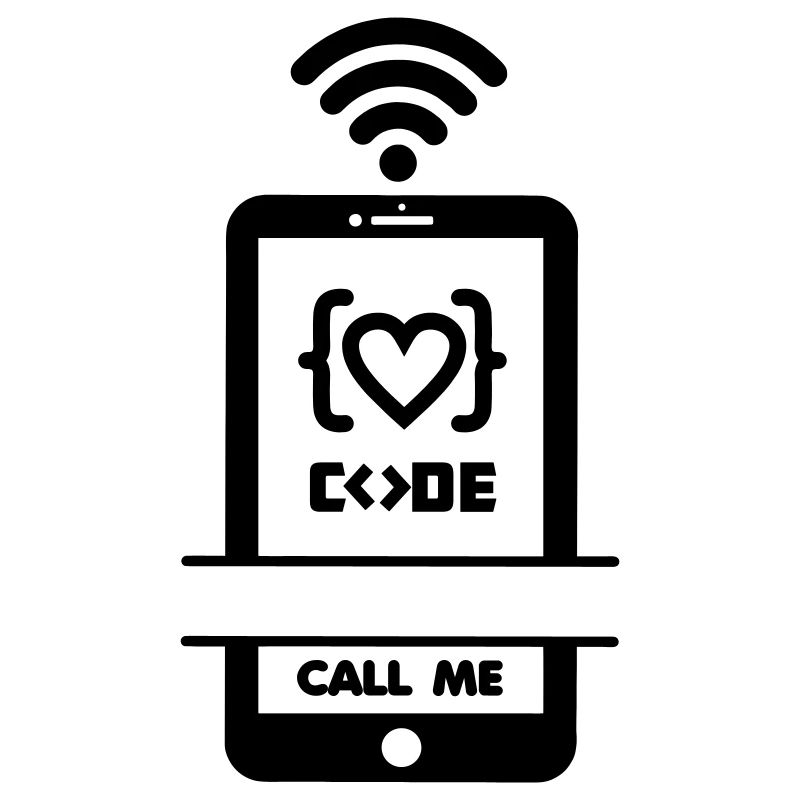 Codiste Appelez-moi code téléphone coeur