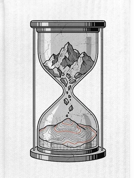 Bergsteiger Sanduhr