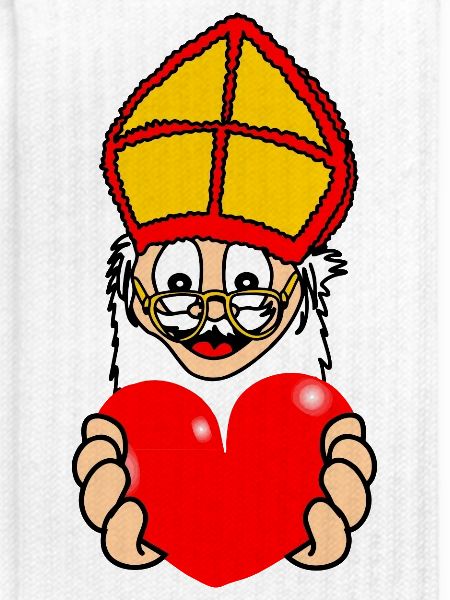 Sinterklaas mit Herz
