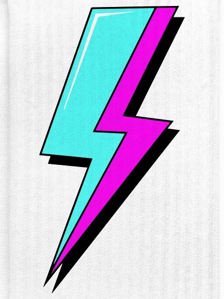 Psychedelic Neon Lightning