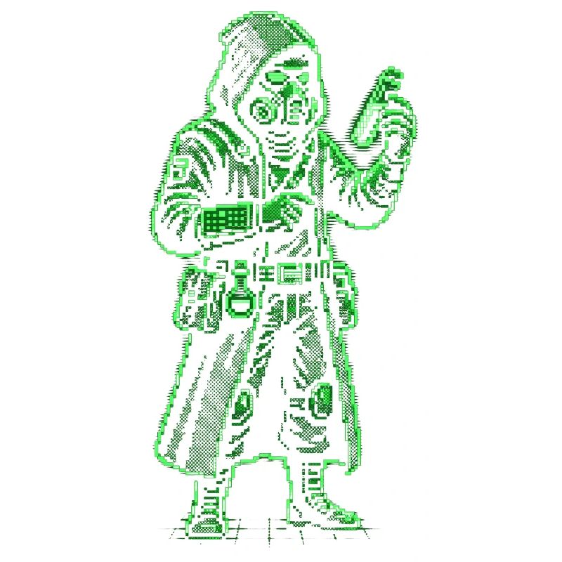 Punk Apothecary Pixel Art Retro Hacker