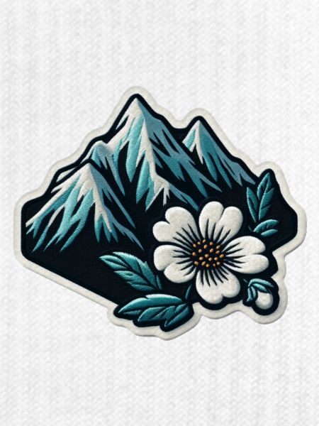 Bergblüte Patchmotiv