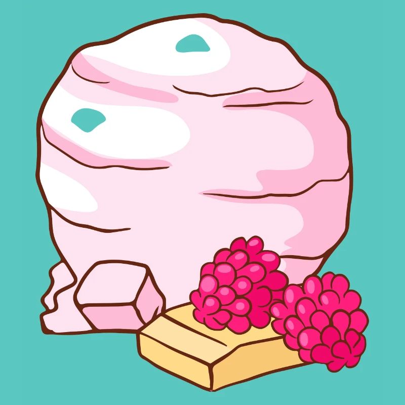 Himbeer Eis Speiseeis Eiskrem Eiscreme Kugeleis