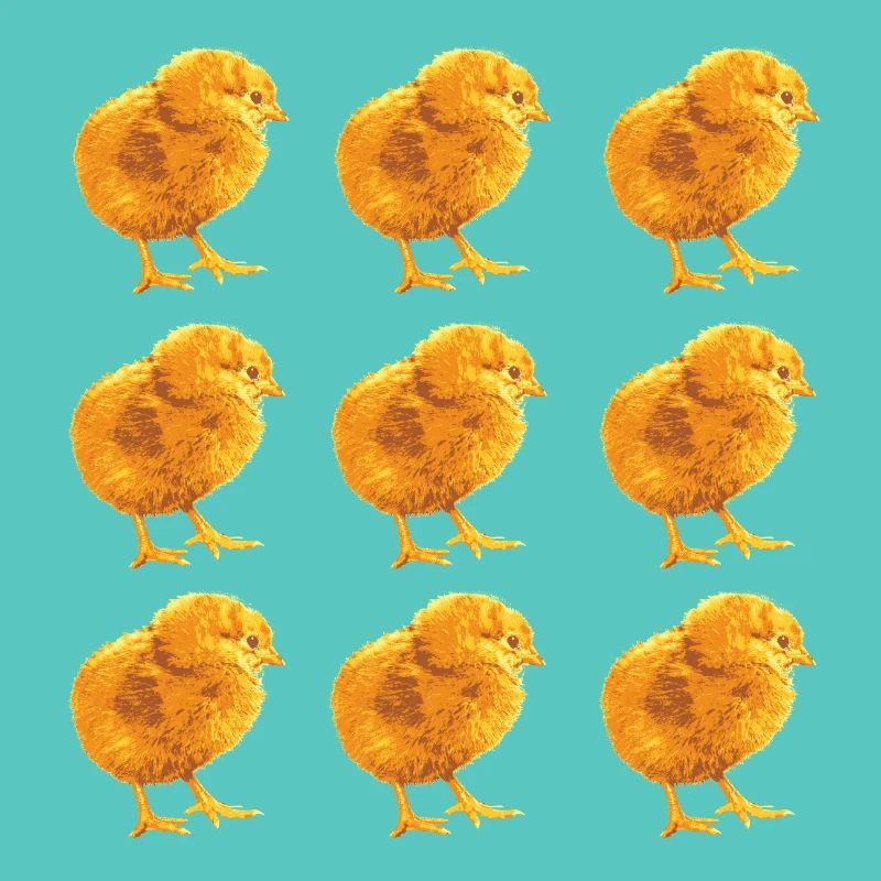 Chick Pattern for Spring and Nature