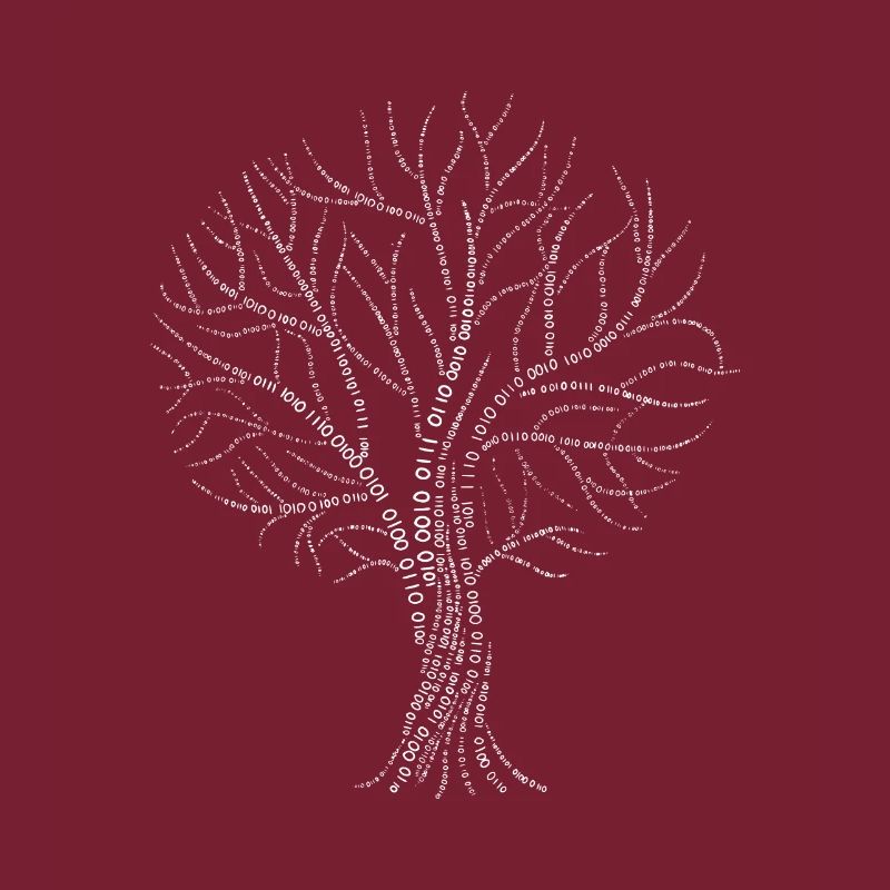 Arbre binaire Zéro Un Code Cadeau branche branche