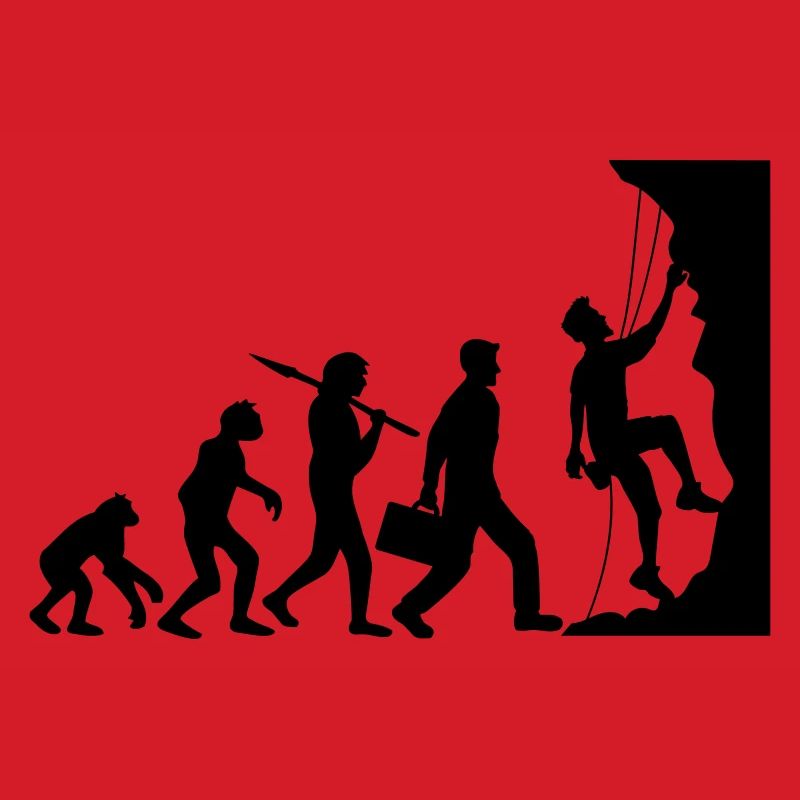 évolution évolution née raide paroi monte