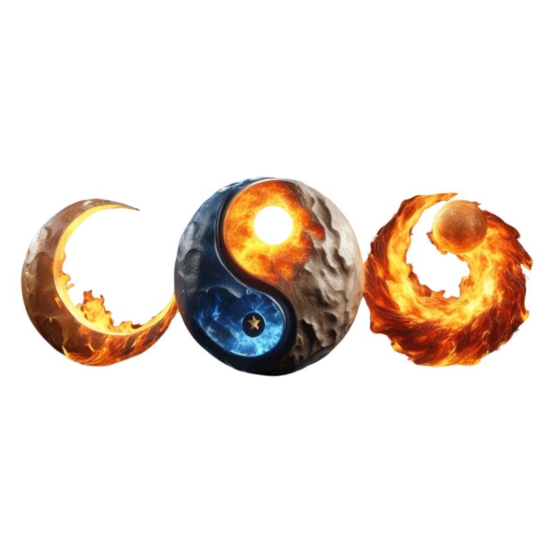 Planets on fire