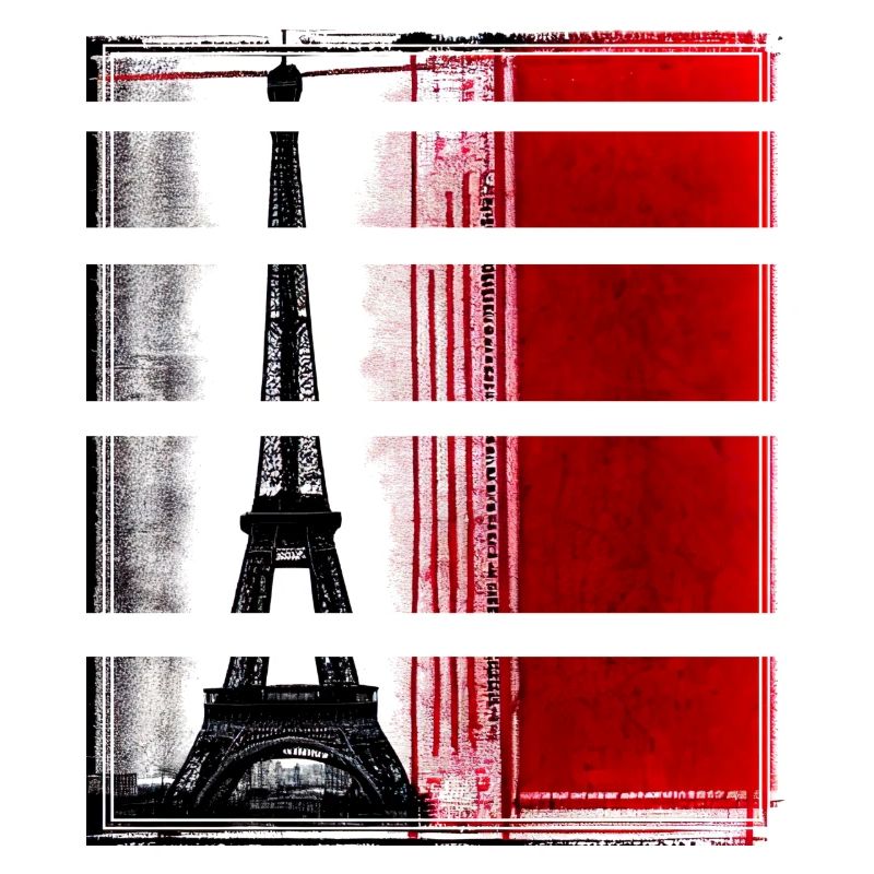 Paris Tour Eiffel Style Décontracté Moderne