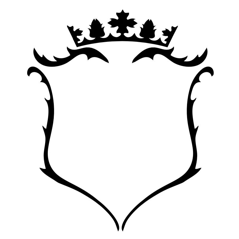 Wappen mit Krone