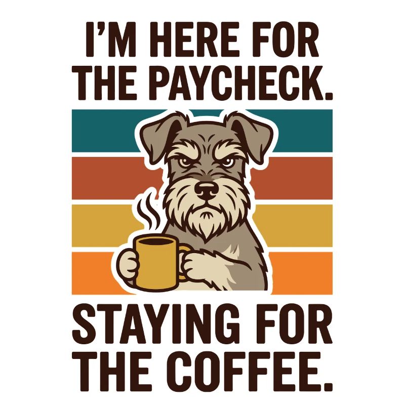 Qui per lo stipendio, restando per il caffè