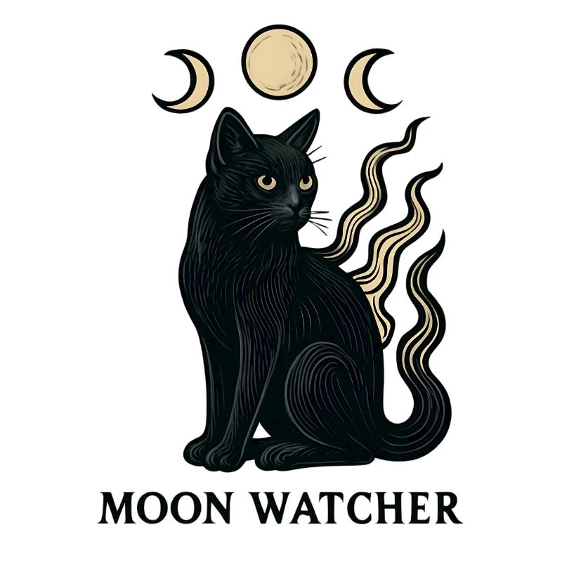 Chat Gardien de la Lune