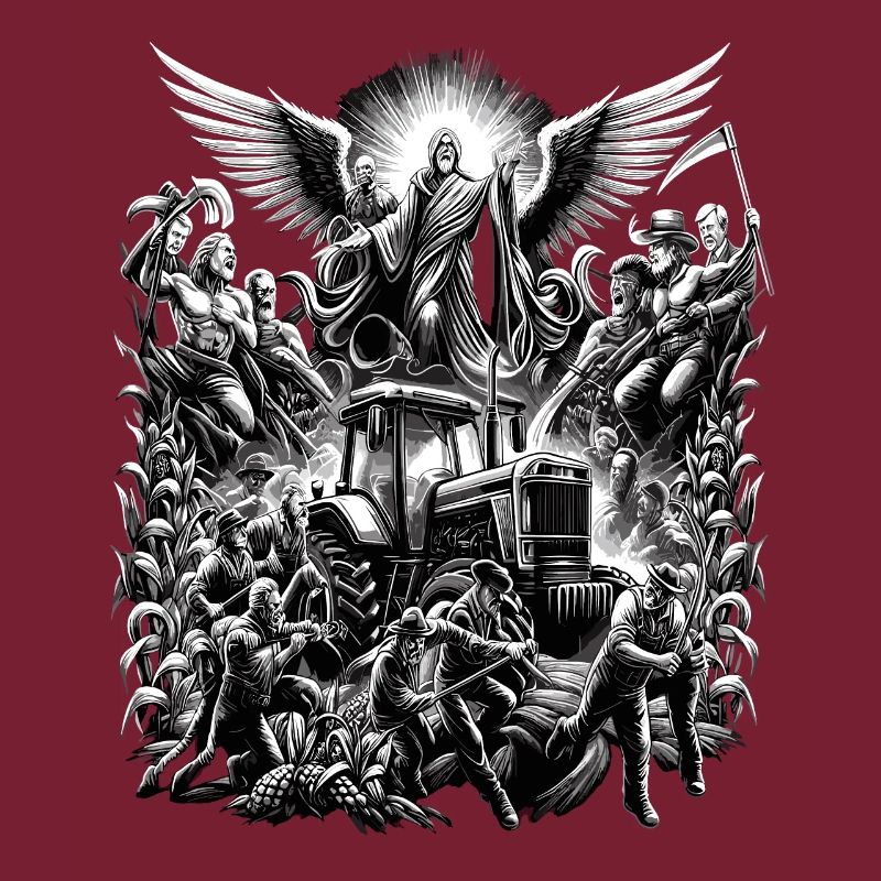 Celestial Peasant Protest Tractor Demo