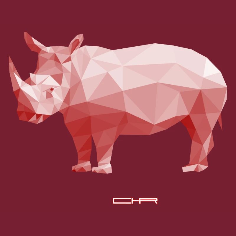 Low Poly Rhino