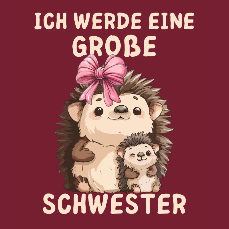 Ich werde eine große Schwester Igel
