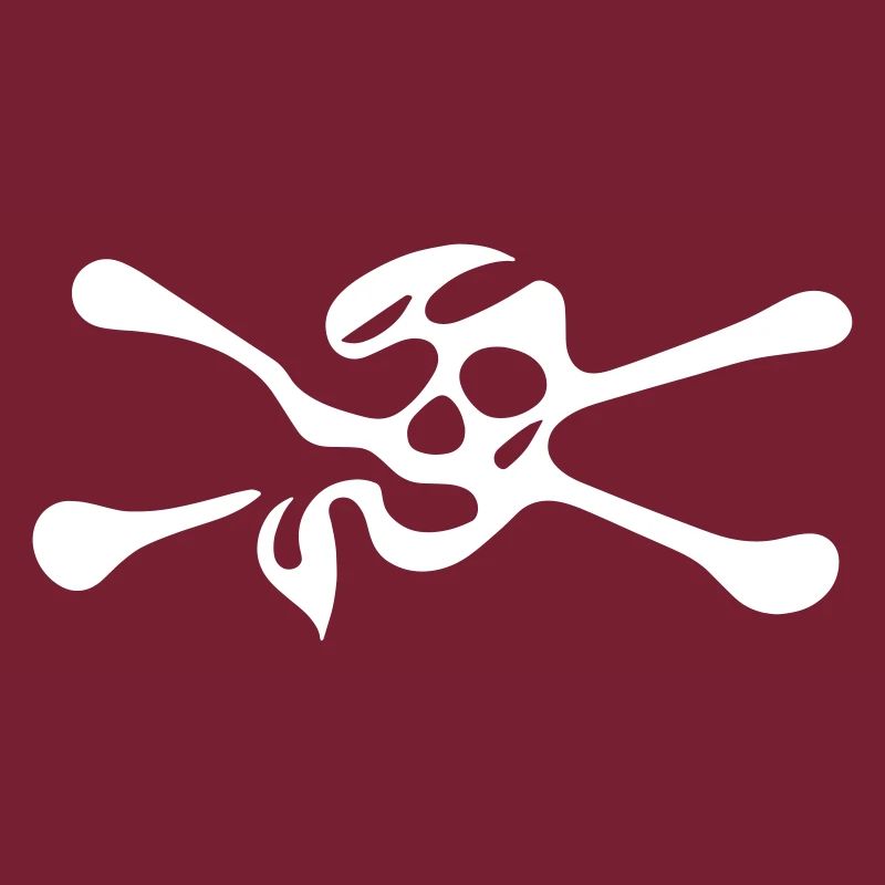 Skull with bones