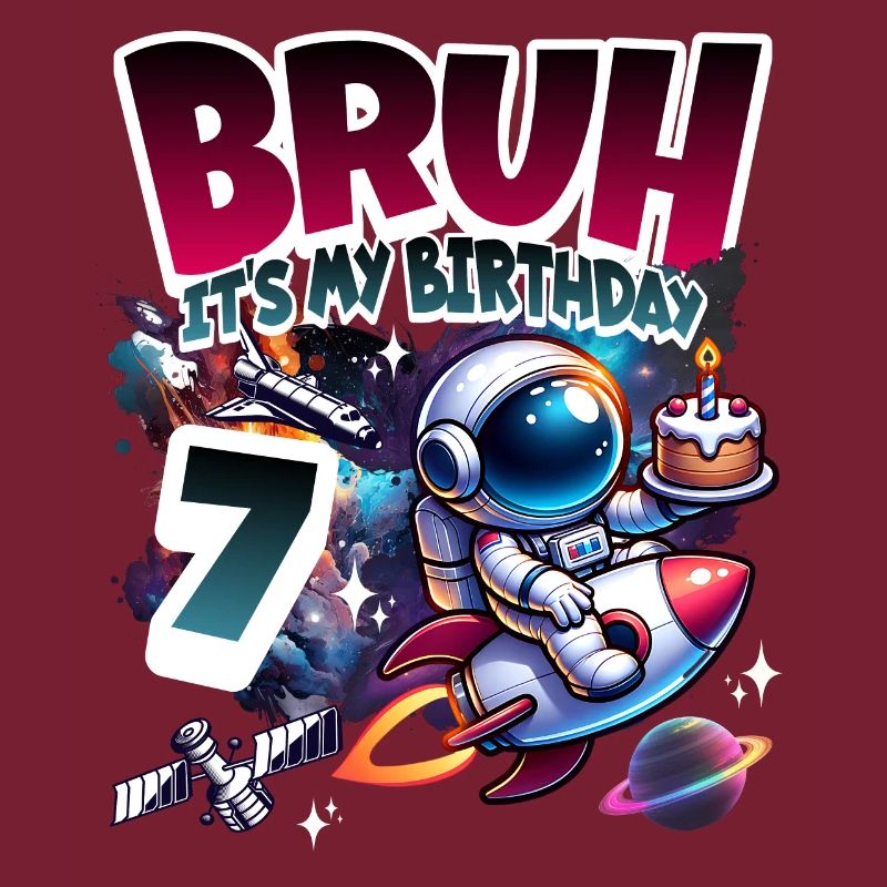Astronaut 7th Birthday Space