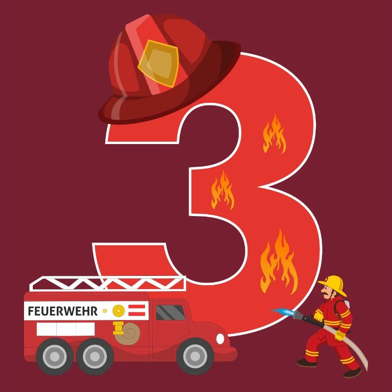 3 fireman fireman third birthday