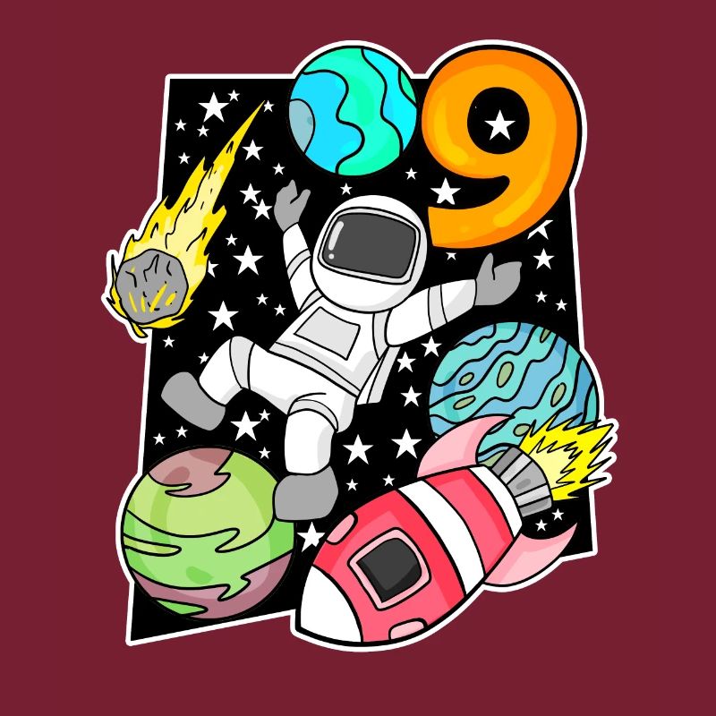 Astronaute - 9e anniversaire garçon