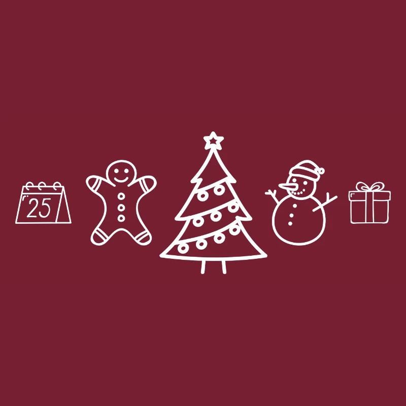 Handdrawn Christmas Doodles