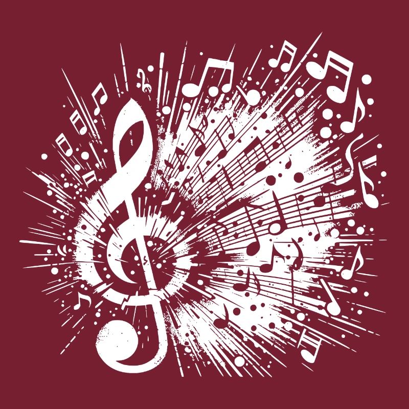 Exploding Music Clef Scale
