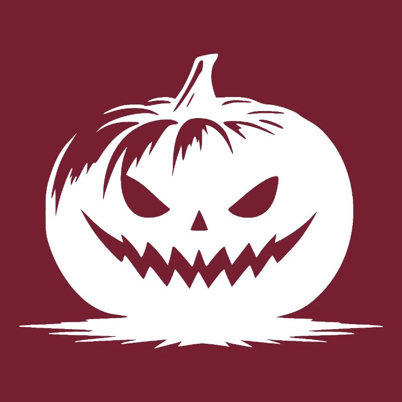 Funny pumpkin lantern with a cheeky grin