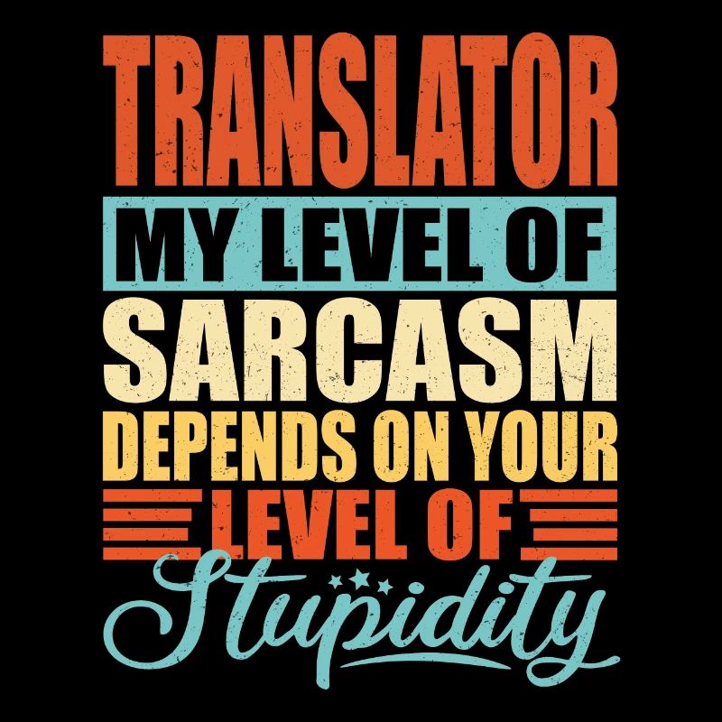 Translator sarcasm